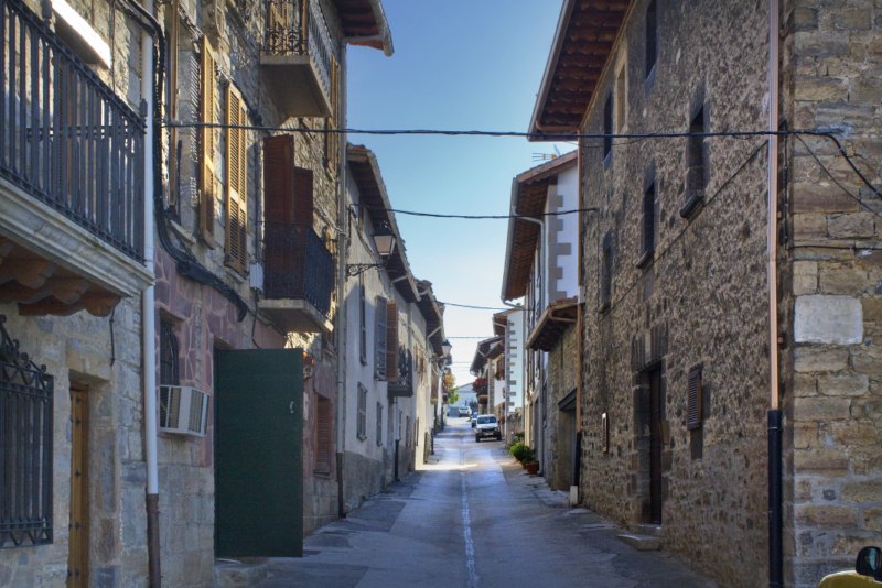 Vista urbana de Navascués